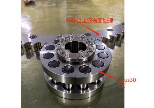 RGD齒圈齒輪是全SUS304不銹鋼材質(zhì)還是其他材質(zhì)？特殊合金鋼表面處理會生銹嗎？硬度多少？